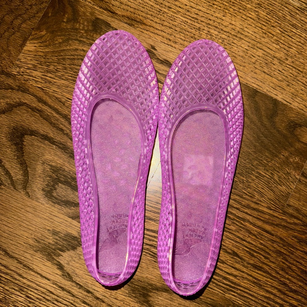 ANCIENT GREEK SANDALS
Iro Transparent Jelly Ballerina Flats
Size 37 Lilac